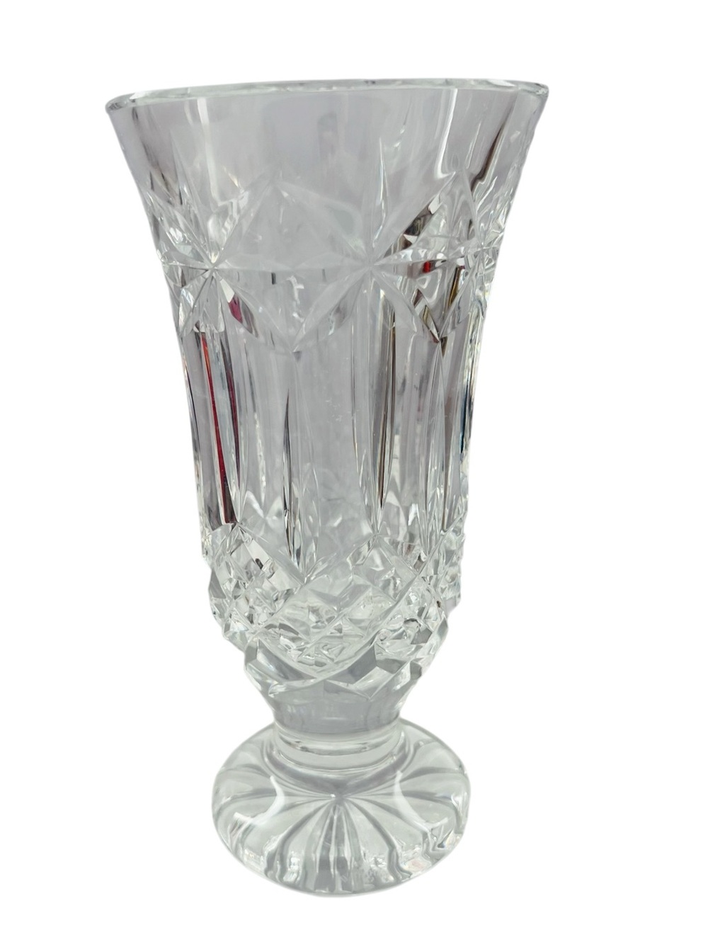 Vintage Waterford Crystal Pedestal Footed Vase